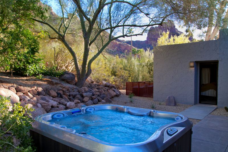Hot Tub Installation in Backyard